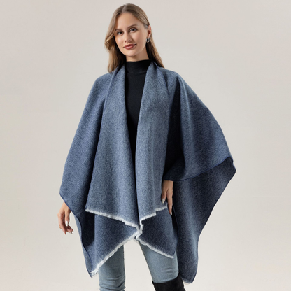 Huivora Silk Cape Shawl Wrap