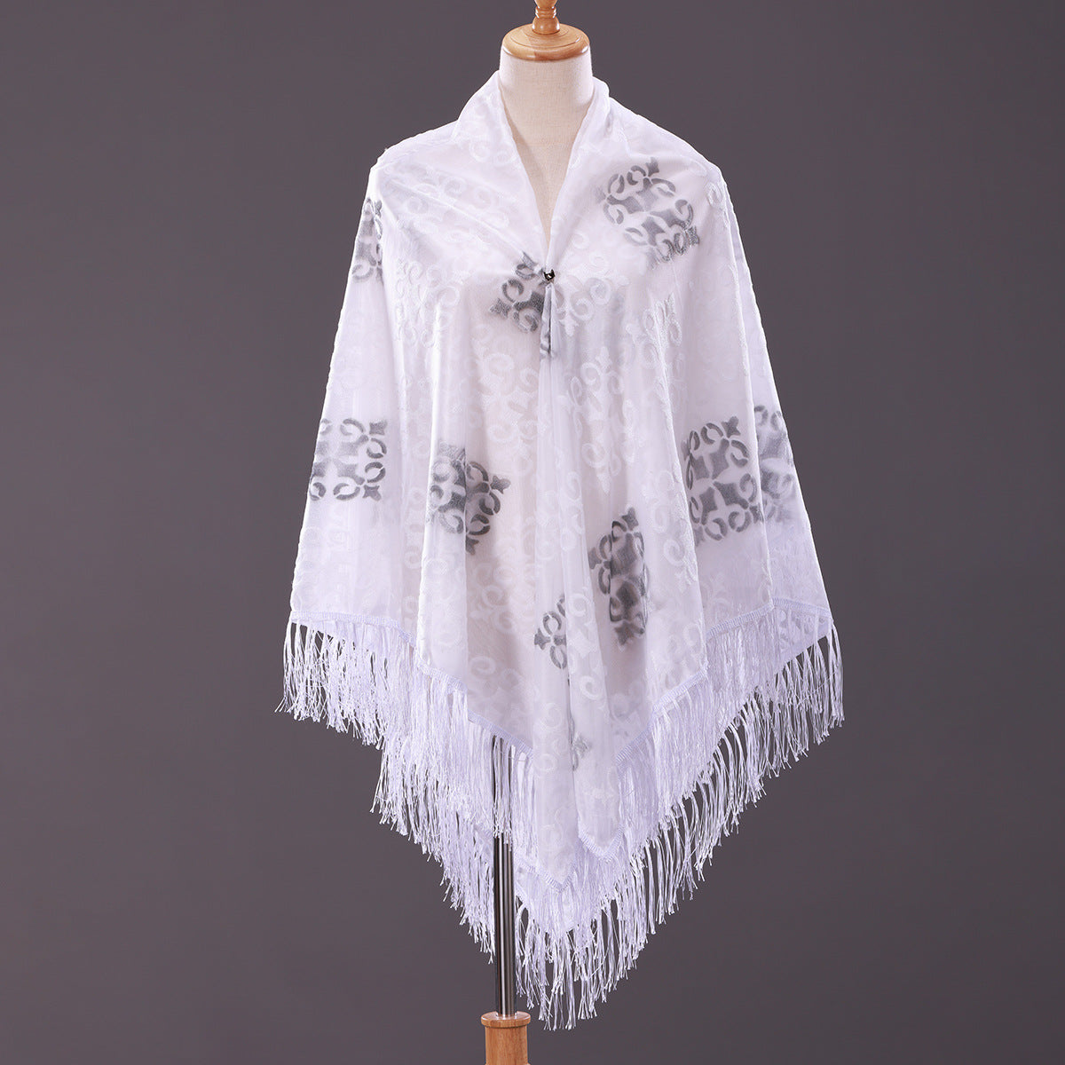 Huivora Viscose Square Scarf Winter Shawl