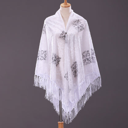 Huivora Viscose Square Scarf Winter Shawl