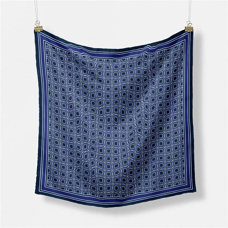 Huivora Paisley Silk Square Scarf