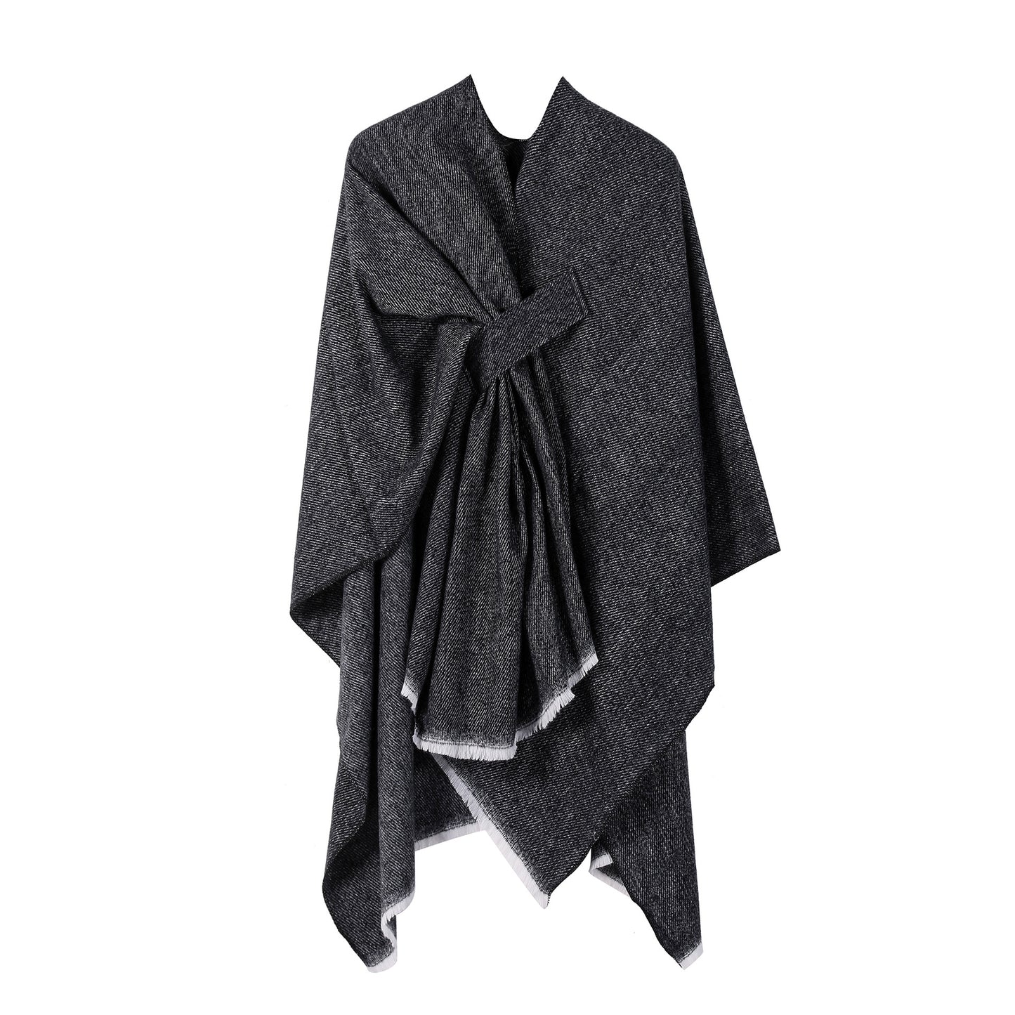 Huivora Silk Cape Shawl Wrap