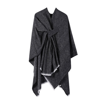 Huivora Silk Cape Shawl Wrap