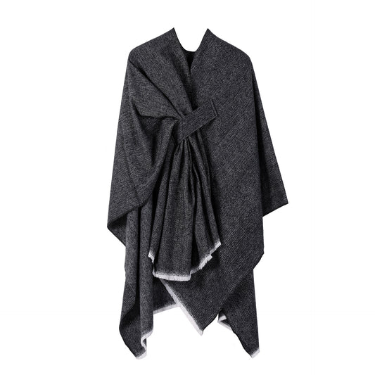 Huivora Silk Cape Shawl Wrap