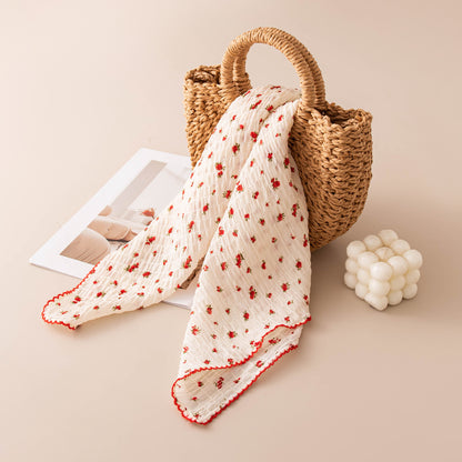 Huivora Floral Square Scarf