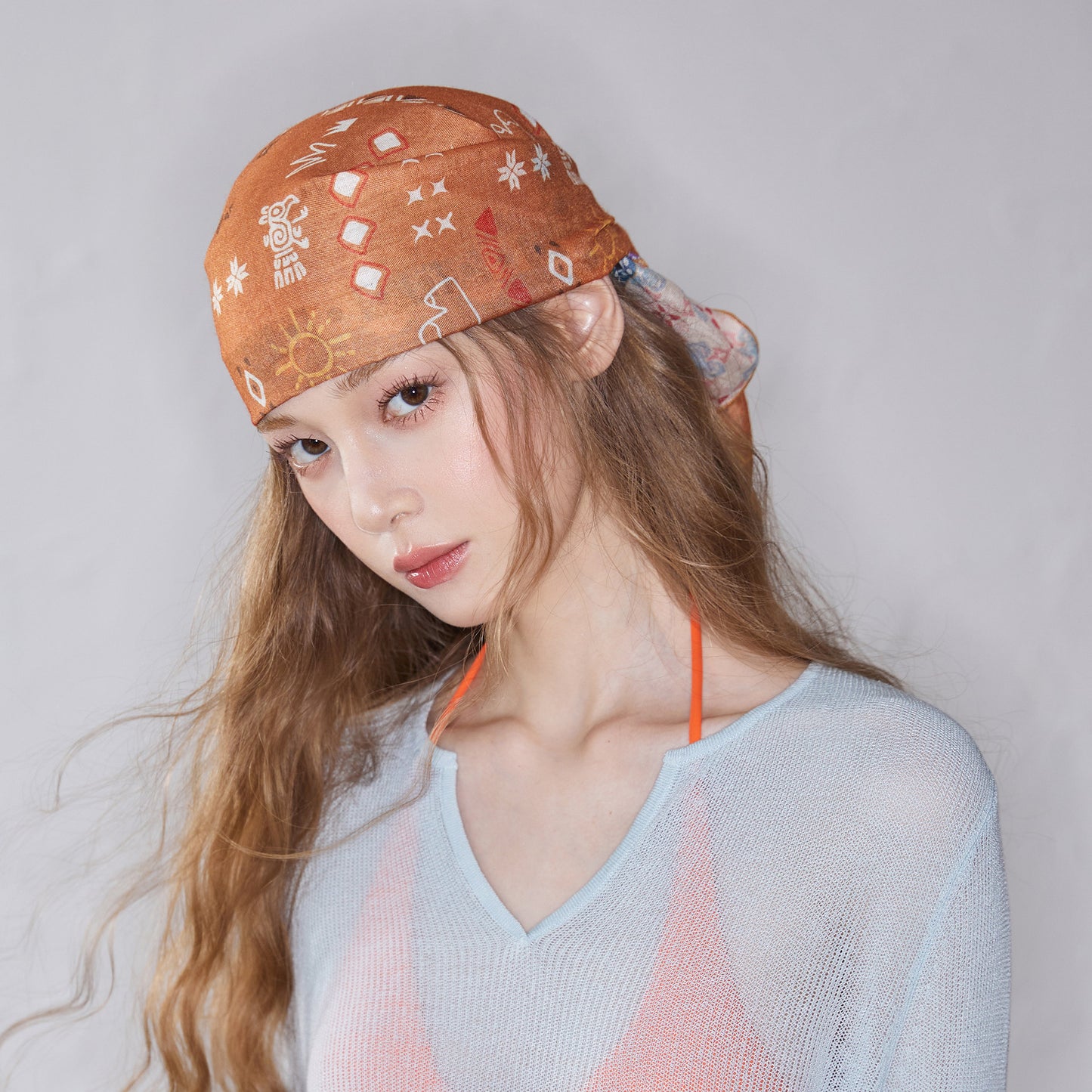 Huivora Printed Triangle Head Scarf