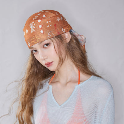 Huivora Printed Triangle Head Scarf