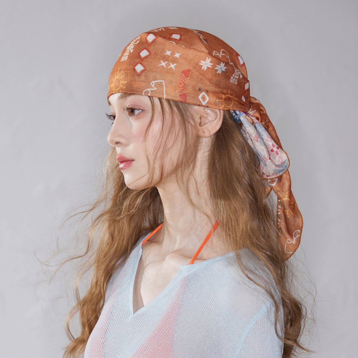 Huivora Printed Triangle Head Scarf