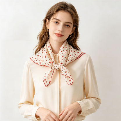 Huivora Floral Square Scarf