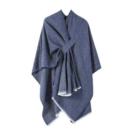 Huivora Silk Cape Shawl Wrap
