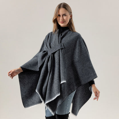 Huivora Silk Cape Shawl Wrap